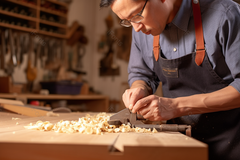 中国人工匠匠人用刨子削木做木工,高清,摄影图,摄影图片,图片大全,摄影图免费下载